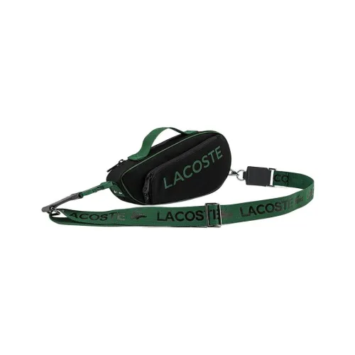 LACOSTE Холщовая сумка сумка через плечо стандартная мужская черная