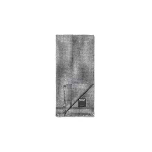 Ermenegildo Zegna Вязаные шарфы Серый Унисекс