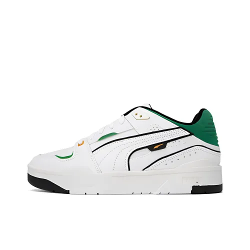 PUMA Slipstream Low Скейтборд Кроссовки Унисекс Белый Зеленый