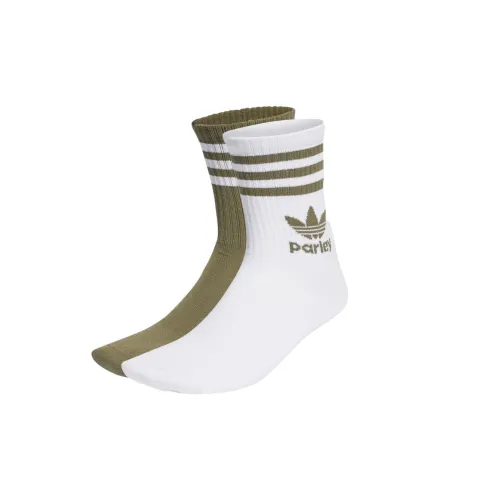 Adidas Originals Parley Mid Crew Sock 2 Pairs Колено Высокие Носки Мужские