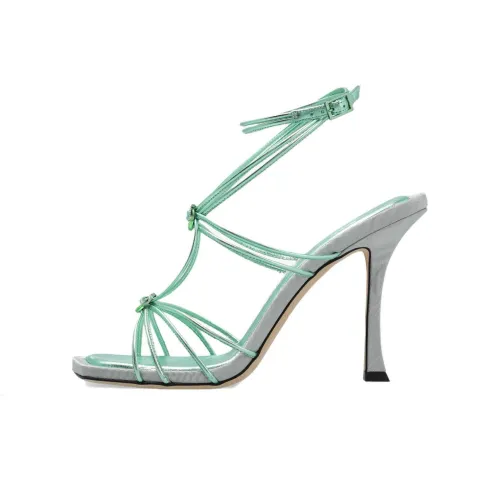 Jimmy Choo One Sandals с ремешком 11,5 см женские зеленые