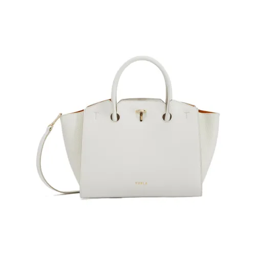 Furla Телячья кожа Тоут Сумка Сумка для покупок Сумка через плечо Сумка среднего размера Women's White