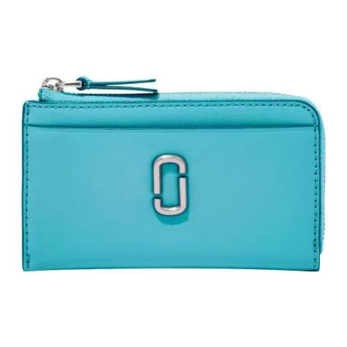 MARC JACOBS Гладкая кожа Key Pouch Держатель для карт кошелек Стандартный Женский Синий