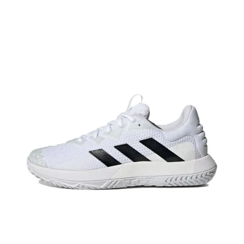 Adidas Solematch Control Slip-Resistant Low Top Tennis Shoes Men's White Black Adidas Solematch Control противоскользящие низкие кроссовки для тенниса мужские белые черные