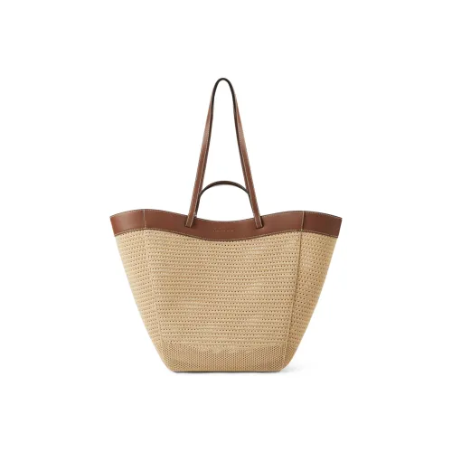 CHARLES KEITH Кожа Текстиль Тоут Сумка Сумка для покупок Сумка на плечо Сумка Женская Бежевая Черная