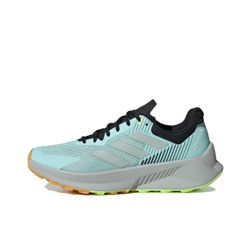 adidas Terrex Soulstride Trail Slip-resistant Low Top Беговые кроссовки Мужские Синие Серые