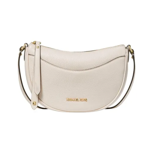 MICHAEL KORS Pebble Кожа Полумесяц Сумка через плечо Средняя Женская Серый