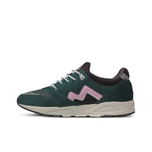 KARHU Aria 95 Slip-resistant Abrasion-resistant Low Top Спортивная повседневная обувь Мужская Зеленый Розовый