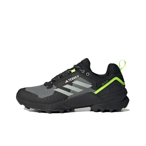adidas Terrex Swift R3 Gore Te Slip Resistant Низкий Топ Альпинистская Обувь Мужская Черный Желтый