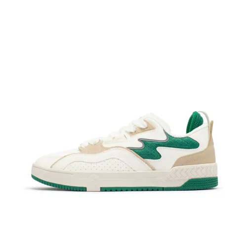 361° Tipping Low Топ Скейтборд Кроссовки Мужские Белый Умбра