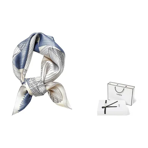 VINEY Шарфы из шелка тутового дерева Женские