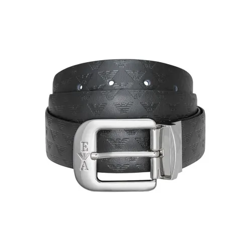 EMPORIO ARMANI EA Запечатанные Двойные Слойные Ремни из Коровьей Кожи Мужские