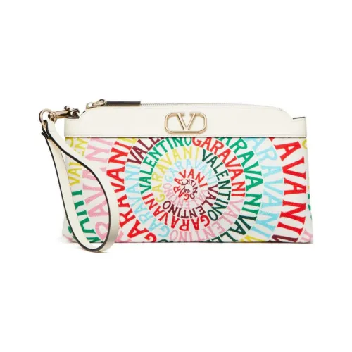 Valentino Garavani Canvas Clutch Standard Women's Multicolor