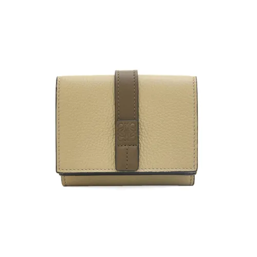 LOEWE Soft с рельефным узором Телячья кожа Держатель для карт кошелек Женский Шалфейно-зеленый Темный хаки Зеленый