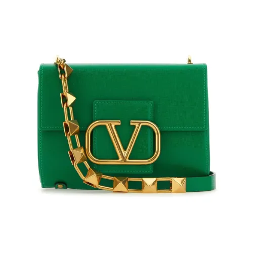 Valentino Garavani Телячья кожа Сумка через плечо Женская Зеленая