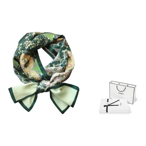 VINEY Шарфы из шелка тутового дерева Женские