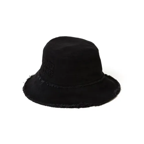MIU MIU Ткань Шляпы ведра Женские Черный