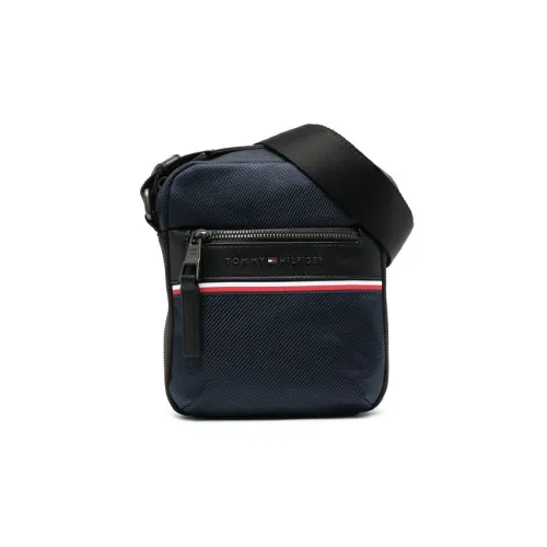 Tommy Hilfiger Логотип Курьерская Сумка Сумка через плечо Стандартная Мужская Морской Синий
