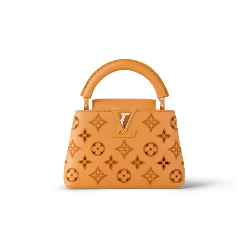 LOUIS VUITTON Сумка через плечо из коровьей кожи мини-сумка для женщин оранжевого цвета