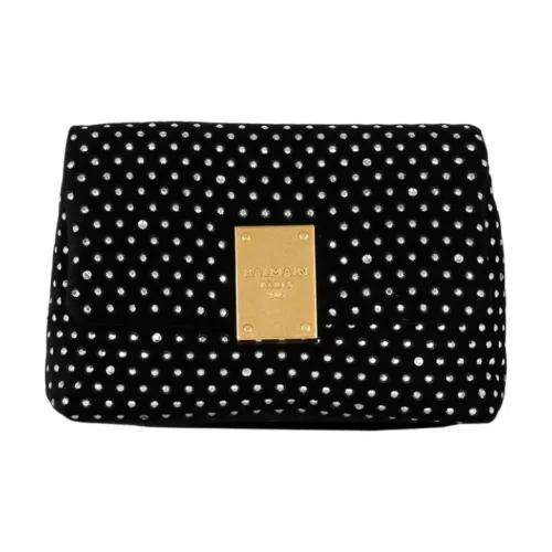 BALMAIN Вельветовая сумка через плечо клатч стандартный женский черный