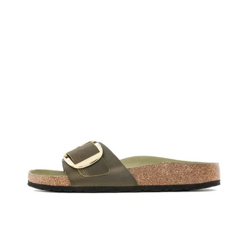 Birkenstock Стильные Сандалии Унисекс Зеленые Узкие