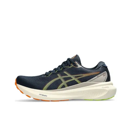 Asics Gel Kayano 30 Low Top Марафон Беговые кроссовки Мужские Темно-синие