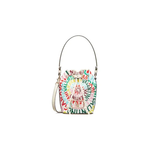 Valentino Garavani Canvas Bag Bucket Bag Crossbody Bag Mini Bag Women's Multicolor Валентино Гаравани Холст Сумка Ведрообразная Сумка Сумка через плечо Мини Сумка Женская Многоцветная
