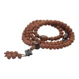 Браслет из шелка, оникса и бодхи