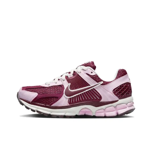 Nike Air Zoom Vomero 5 Устойчивый к истиранию Дышащие Низкие Беговые кроссовки Женские Красно-розовые
