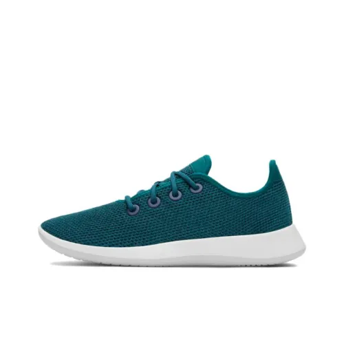 Allbirds Tree Runner Дышащий и Легкий Низкий Топ Спортивная Повседневная Обувь Мужская Изумруд