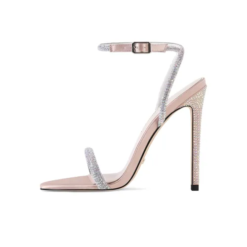 FABEIFEI Стильные сандалии 10 см женские шампанское