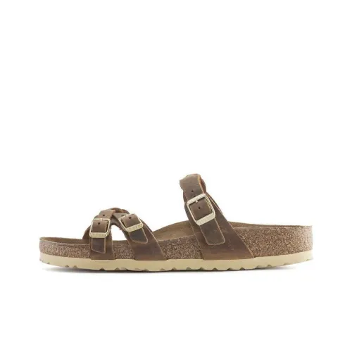 Birkenstock Стильные Сандалии Женские Коричневые Узкие