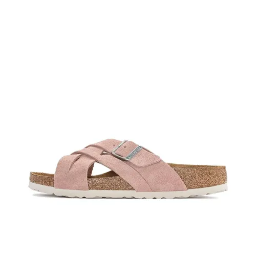 Birkenstock Lugano Collection Стильные Сандалии Унисекс Розовые Узкие