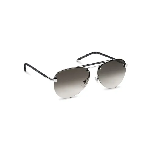 LOUIS VUITTON Сплав Aviator Солнцезащитные очки Мужские Silver