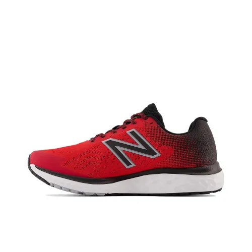 New Balance Fresh Foam 680v7 Low Топ Беговые кроссовки Мужские Красный Черный