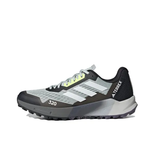 adidas Terrex Agravic Flow 2,0 Slip-Resistant Low-Top Беговые кроссовки Мужские Серый Черный