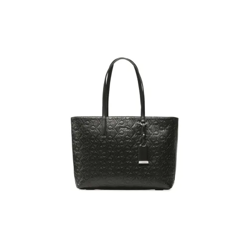 CK Calvin Klein Искусственная кожа Тоут Сумка Сумка для покупок Сумка Женская Черная