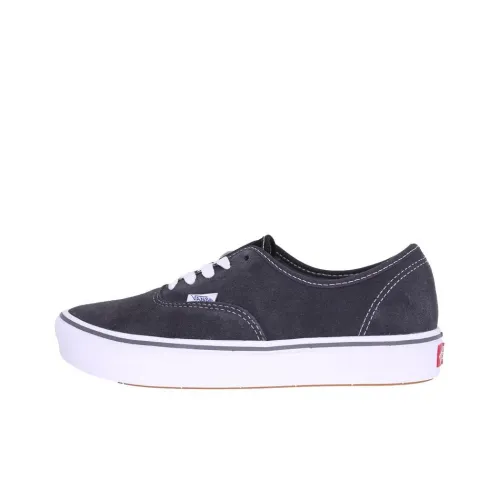 Vans Authentic Series ComfyCush Low Top Скейтборд Кроссовки Унисекс Черный Белый