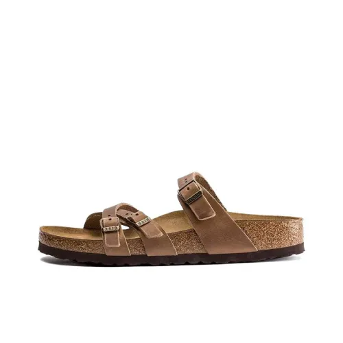 Birkenstock Стильные Сандалии Женские Коричневые Узкие