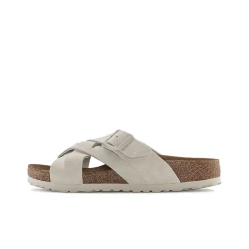 Birkenstock Lugano Collection Стильные Сандалии Унисекс Белые Узкие