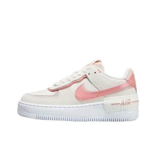 Nike Air Force 1 Устойчивые к истиранию Низкие Кроссовки для скейтбординга Женские Белые Розовые