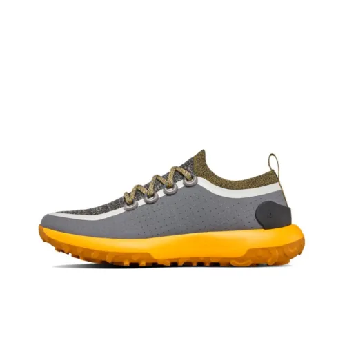 Allbirds Trail Runner SWT Амортизация Низкий Топ Спортивная Повседневная Обувь Женская Минеральный Желтый