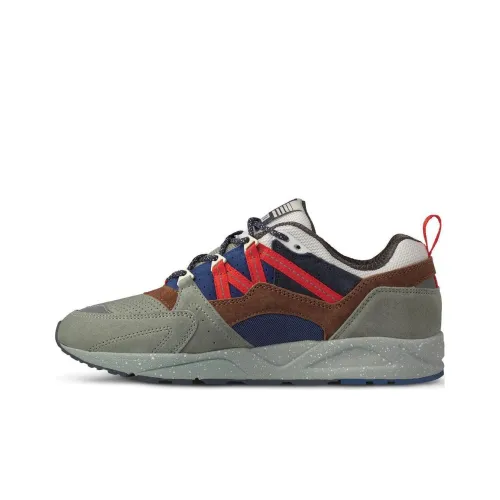 KARHU Fusion 2,0 Slip-resistant Abrasion-resistant Low Top Спортивная повседневная обувь Унисекс Серый Синий Красный