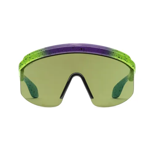 GUCCI 2023 Spring Summer Нерегулярная форма Солнцезащитные очки Унисекс Зеленый