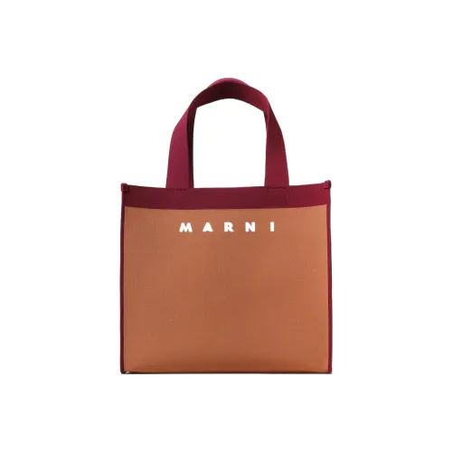 MARNI Полиэстер Тоут Сумка Сумка для покупок Сумка на плечо Сумка Мужская Апельсин