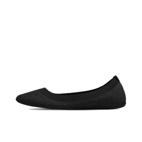 Allbirds Tree Breezers Slip-Resistant Низкий Топ Спортивная Повседневная Обувь Женская Богатая Черная