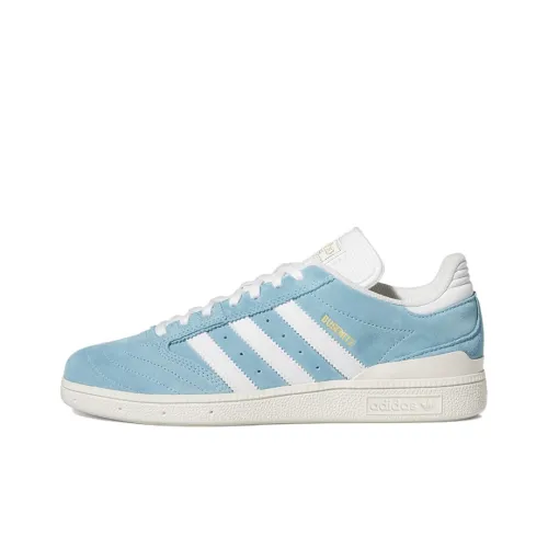 Adidas Originals Busenitz Slip-Resistant Abrasion-Resistant Low-Top Skateboard Shoes Men's Blue White Adidas Originals Busenitz Slip-Resistant Abrasion-Resistant Низкие Кеды для Скейтбординга Мужские Синий Белый