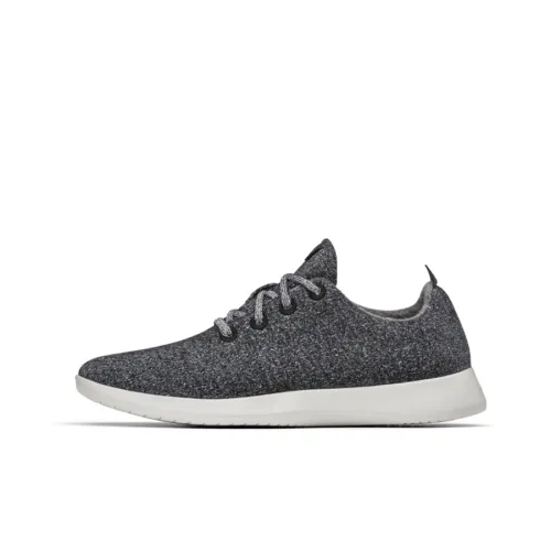 Allbirds Wool Runner Амортизация Низкий Топ Спортивная Повседневная Обувь Мужской Natural Серый Черный Дыры