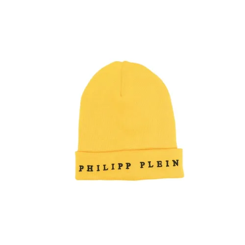 PHILIPP PLEIN Шапки-бини Желтый Мужской