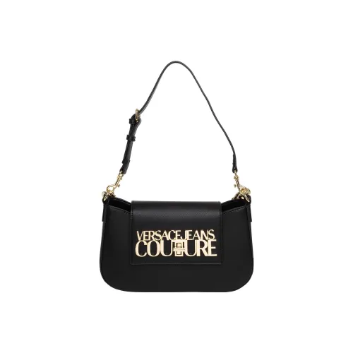 VERSACE JEANS COUTURE Полиуретан Сумка через плечо Женская Черная